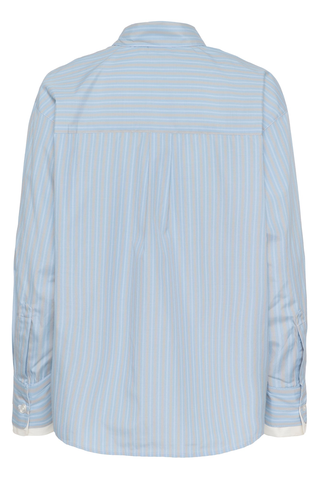 Blouse pour femme par Kaffe | 10511099 Rayure Bleu Poudre | Boutique Vvög, vêtements mode pour homme et femme