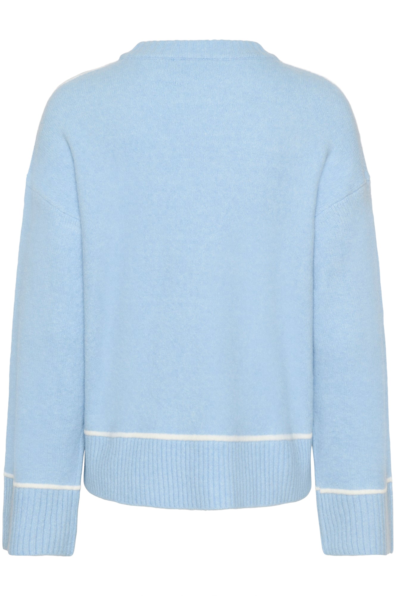 Chandail manches longues pour femme par Kaffe | 10511129 Bleu Poudre | Boutique Vvög, vêtements mode pour homme et femme