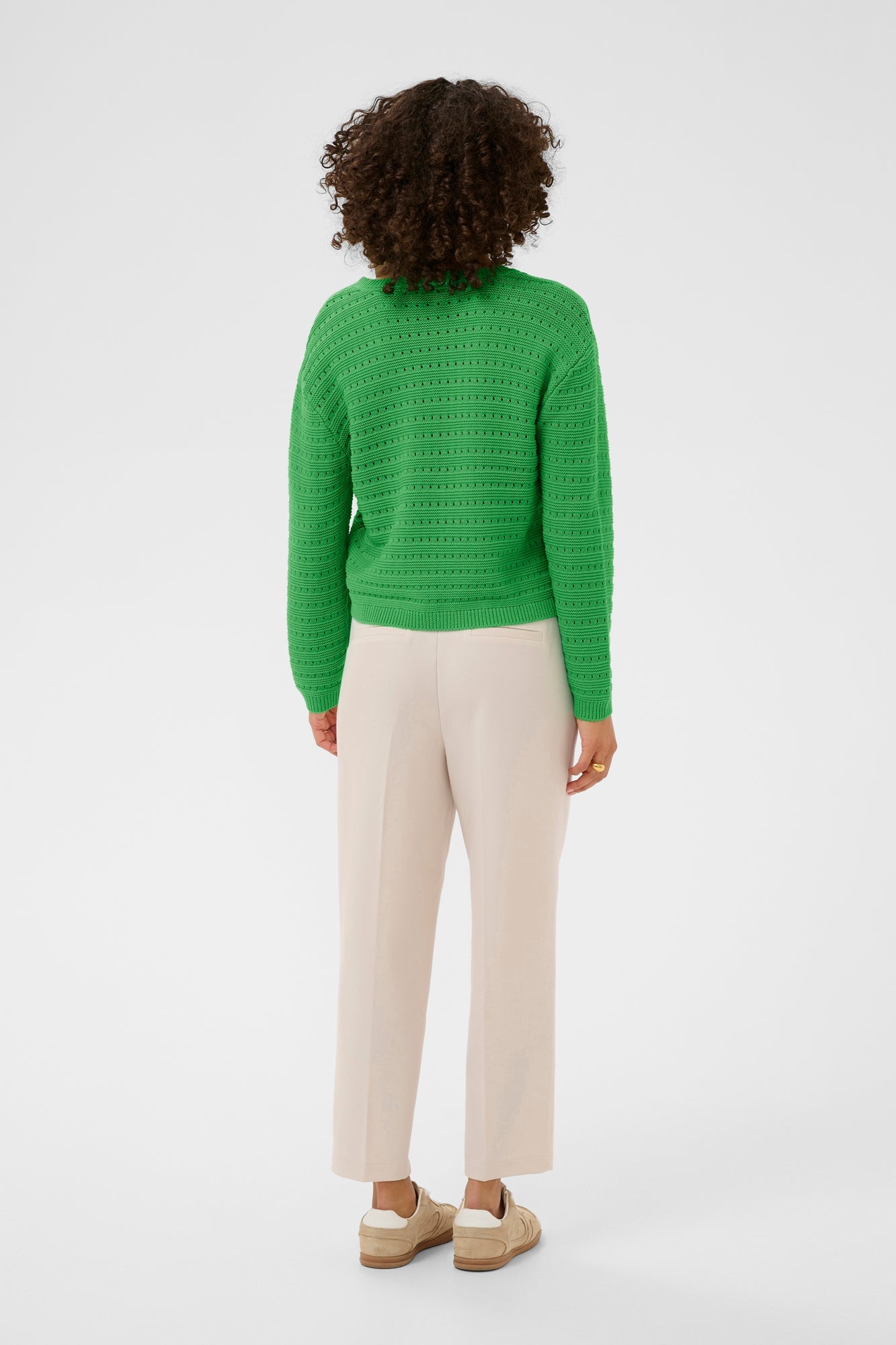 Chandail tissé pour femme par Kaffe | 10511299 Vert Vif | Boutique Vvög, vêtements mode pour homme et femme