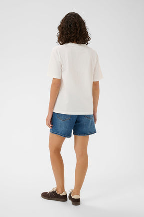 T-Shirt pour femme par Kaffe | 10511354 Craie | Boutique Vvög, vêtements mode pour homme et femme
