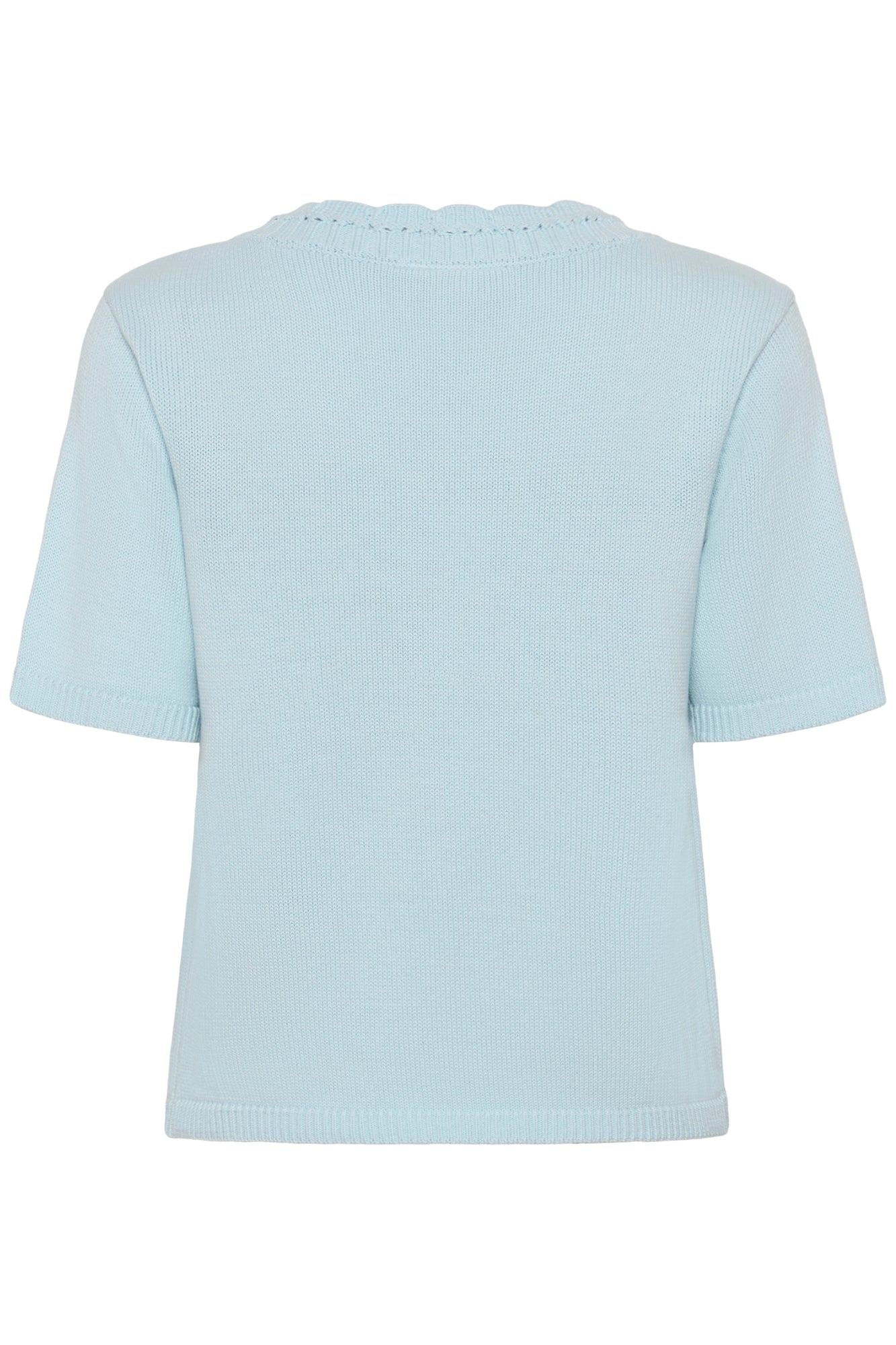 T-Shirt col ouvert pour femme par Kaffe | 10511450 Brise de Nantucket | Boutique Vvög, vêtements mode pour homme et femme