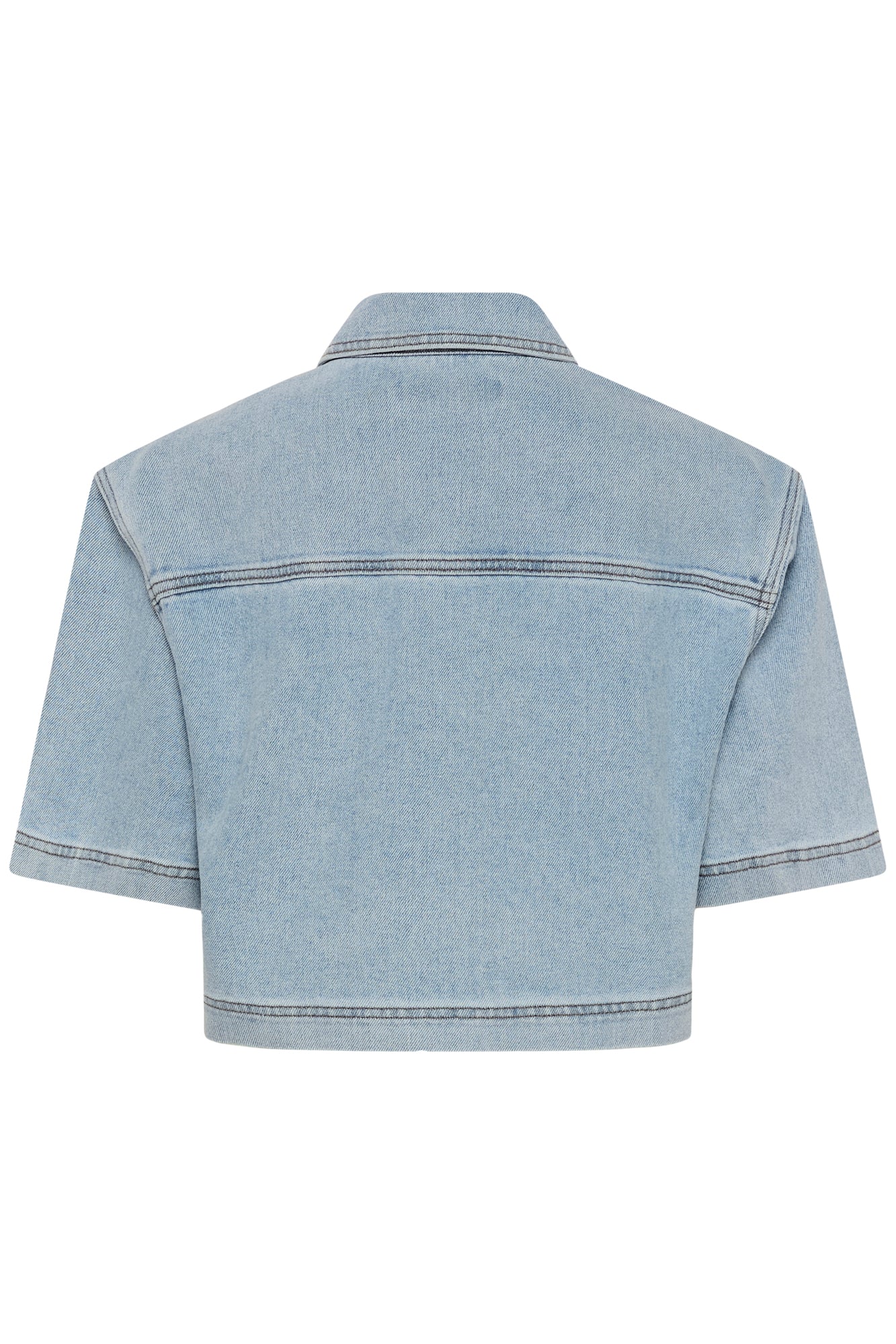 Surchemise denim pour femme par Kaffe | 10511481 Bleu Clair Délavé | Boutique Vvög, vêtements mode pour homme et femme