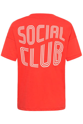 T-Shirt pour femme par Kaffe | 10511507 Rouge coquelicot | Boutique Vvög, vêtements mode pour homme et femme