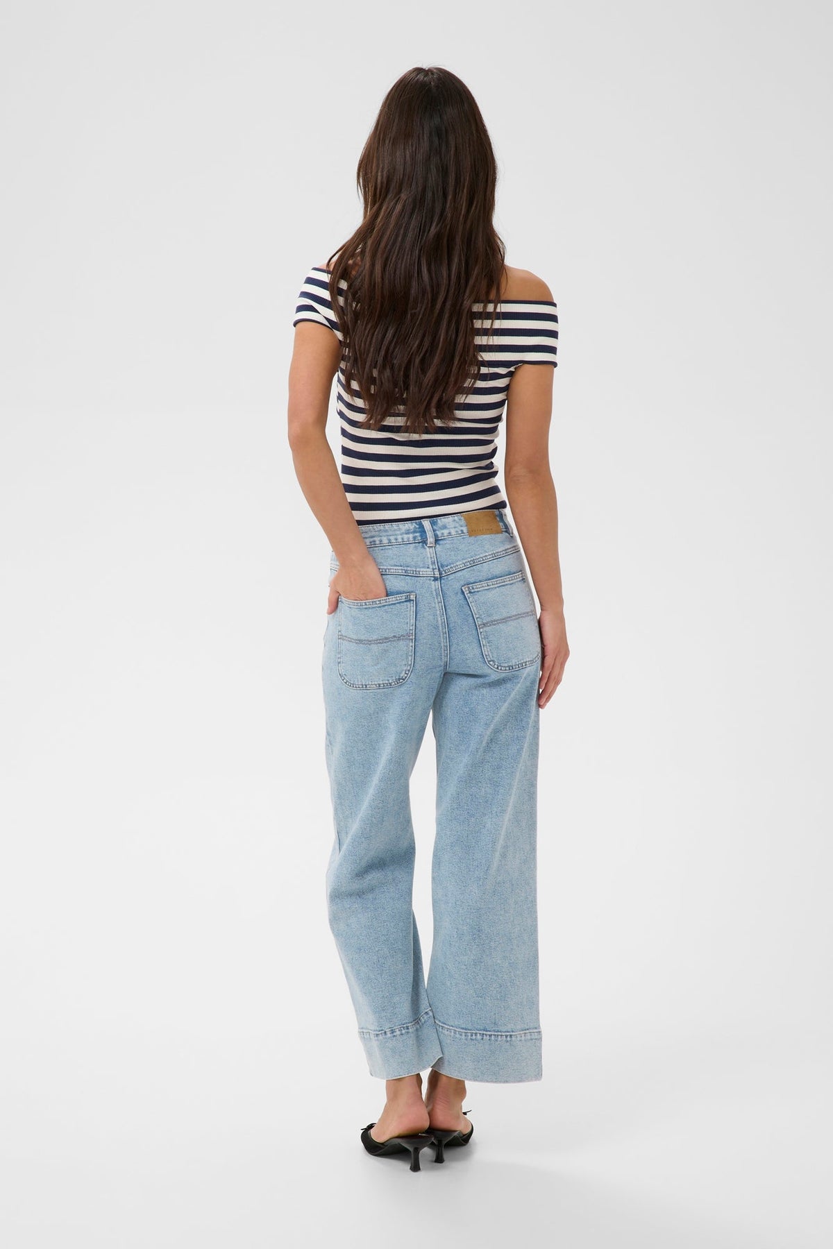 Jeans pour femme par Kaffe | 10511559 Bleu clair délavé | Boutique Vvög, vêtements mode pour homme et femme