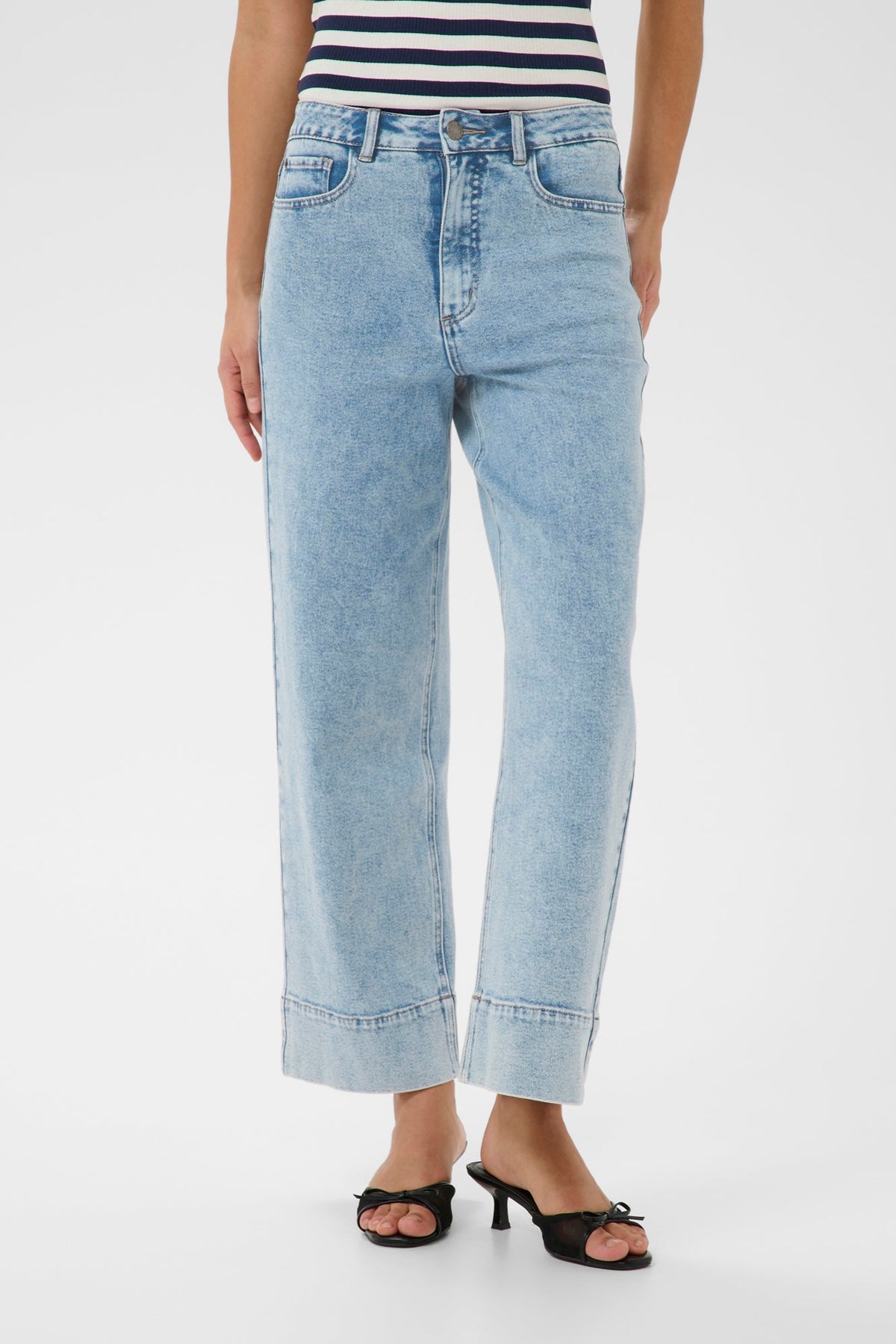 Jeans pour femme par Kaffe | 10511559 Bleu clair délavé | Boutique Vvög, vêtements mode pour homme et femme