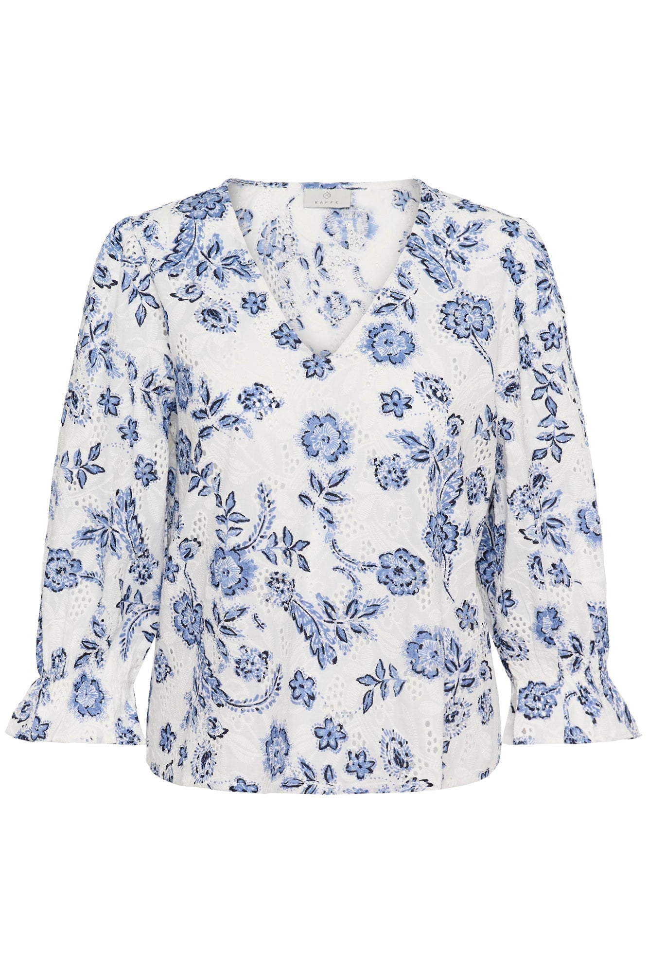 Blouse pour femme par Kaffe | 10511574 Tourterelle minuit | Boutique Vvög, vêtements mode pour homme et femme