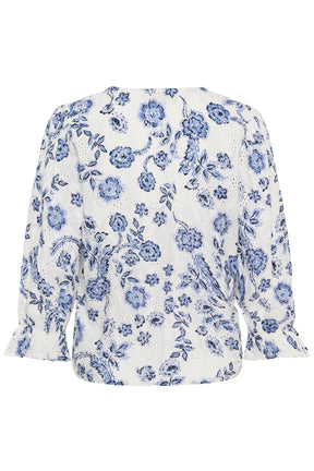 Blouse pour femme par Kaffe | 10511574 Tourterelle minuit | Boutique Vvög, vêtements mode pour homme et femme