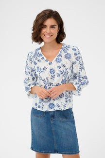 Blouse pour femme par Kaffe | 10511574 Tourterelle minuit | Boutique Vvög, vêtements mode pour homme et femme