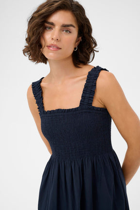 Robe pour femme par Kaffe | 10511627 Marine | Boutique Vvög, vêtements mode pour homme et femme