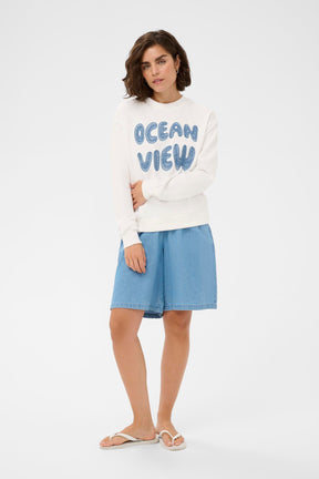 Chandail pour femme par Kaffe | 10511712 Craie | Boutique Vvög, vêtements mode pour homme et femme