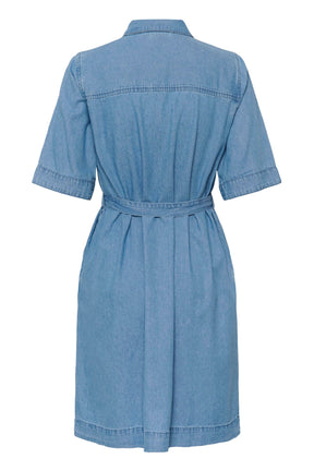 Robe pour femme par Kaffe | 10511714 Bleu moyen | Boutique Vvög, vêtements mode pour homme et femme