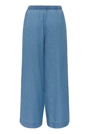 Pantalon pour femme par Kaffe | 10511715 Bleu moyen | Boutique Vvög, vêtements mode pour homme et femme