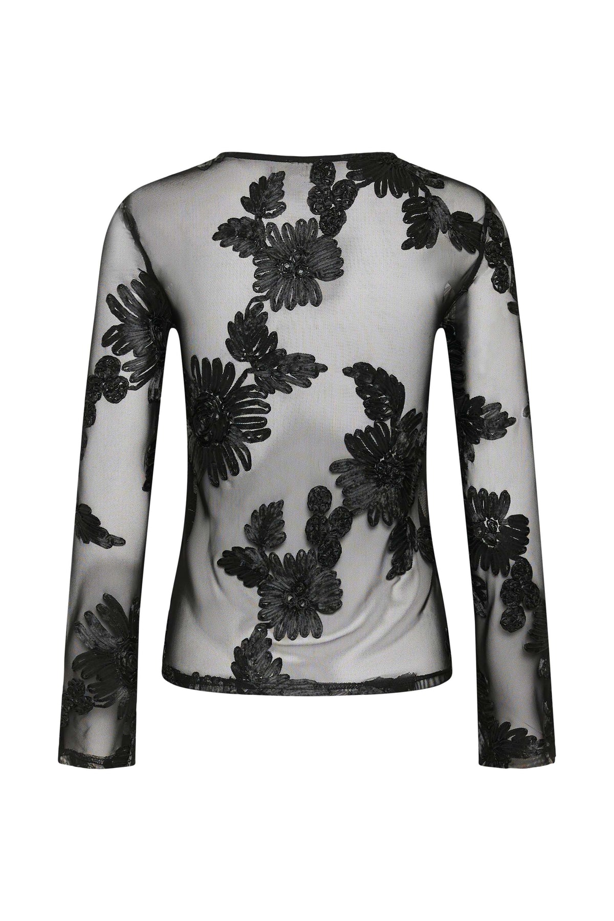 Blouse manches longues noir, vue produit pour femme par Kaffe