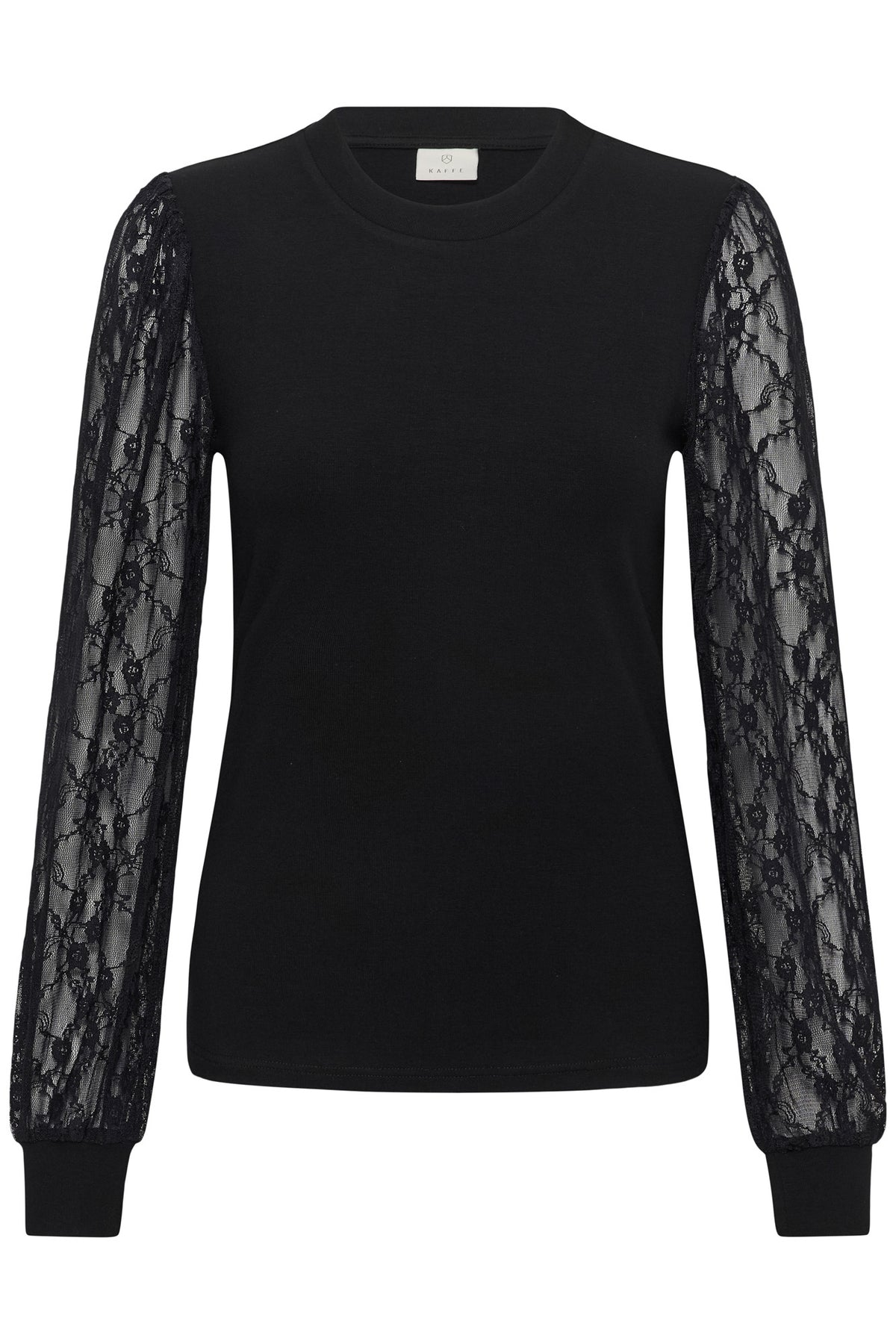 Blouse à manches longues noir, vue produit pour femme par Kaffe