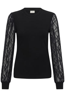 Blouse à manches longues noir, vue produit pour femme par Kaffe