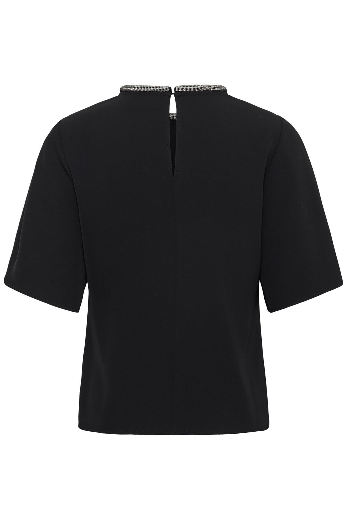Blouse manches courtes noir, vue produit pour femme par Kaffe