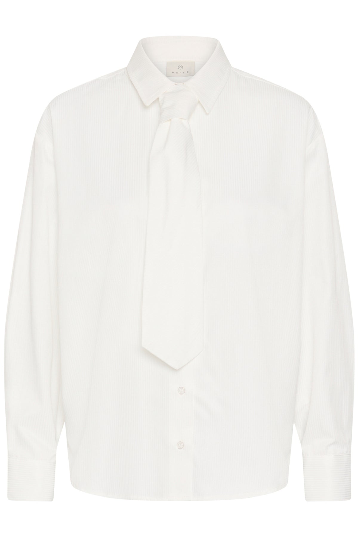 Blouse manches longues ivoire, vue produit pour femme par Kaffe