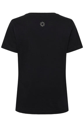 T-Shirt pour femme par Cream | 10604508 Noir Absolu | Boutique Vvög, vêtements mode pour homme et femme
