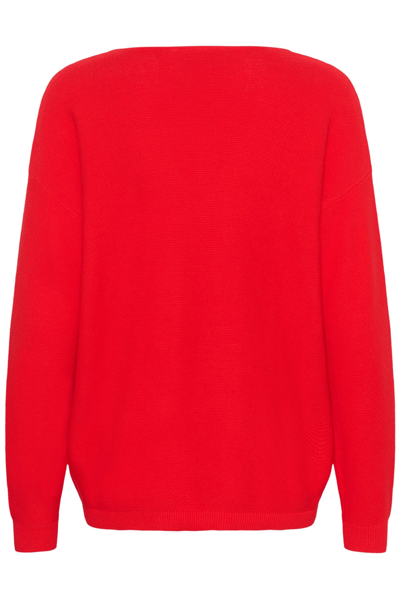 Chandail col V pour femme par Cream | 10608046 Rouge Intense | Boutique Vvög, vêtements mode pour homme et femme