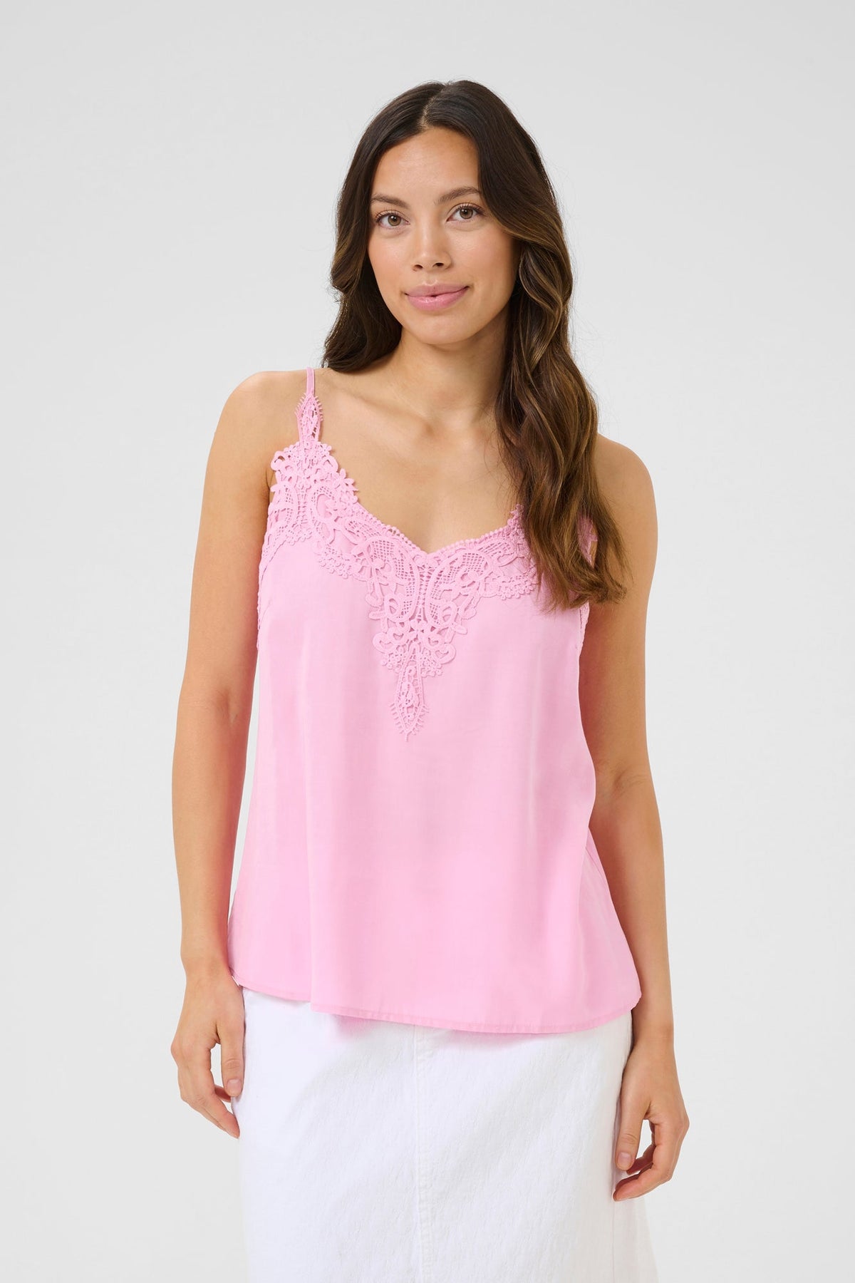 Camisole pour femme par Cream | 10611224 Rose Bégonia | Boutique Vvög, vêtements mode pour homme et femme