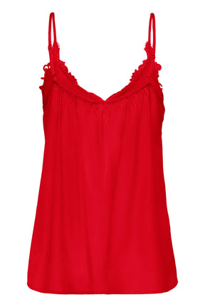 Camisole pour femme par Cream | 10611224 Rouge Intense | Boutique Vvög, vêtements mode pour homme et femme