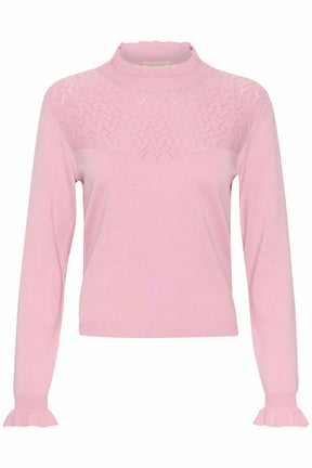 Chandail manches longues pour femme par Cream | 10611897 Rose De L'Aube | Boutique Vvög, vêtements mode pour homme et femme