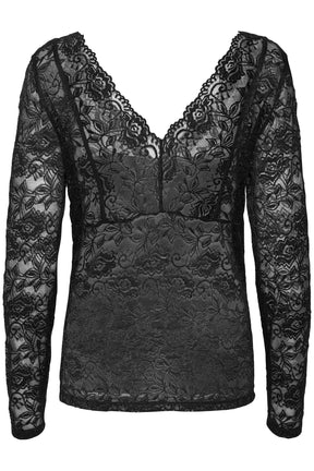 Blouse pour femme par Cream | 10612067 Noir Absolu | Boutique Vvög, vêtements mode pour homme et femme