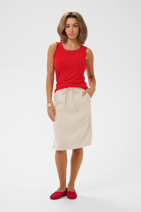 Camisole pour femme par Cream | 10612459 Rouge Intense | Boutique Vvög, vêtements mode pour homme et femme