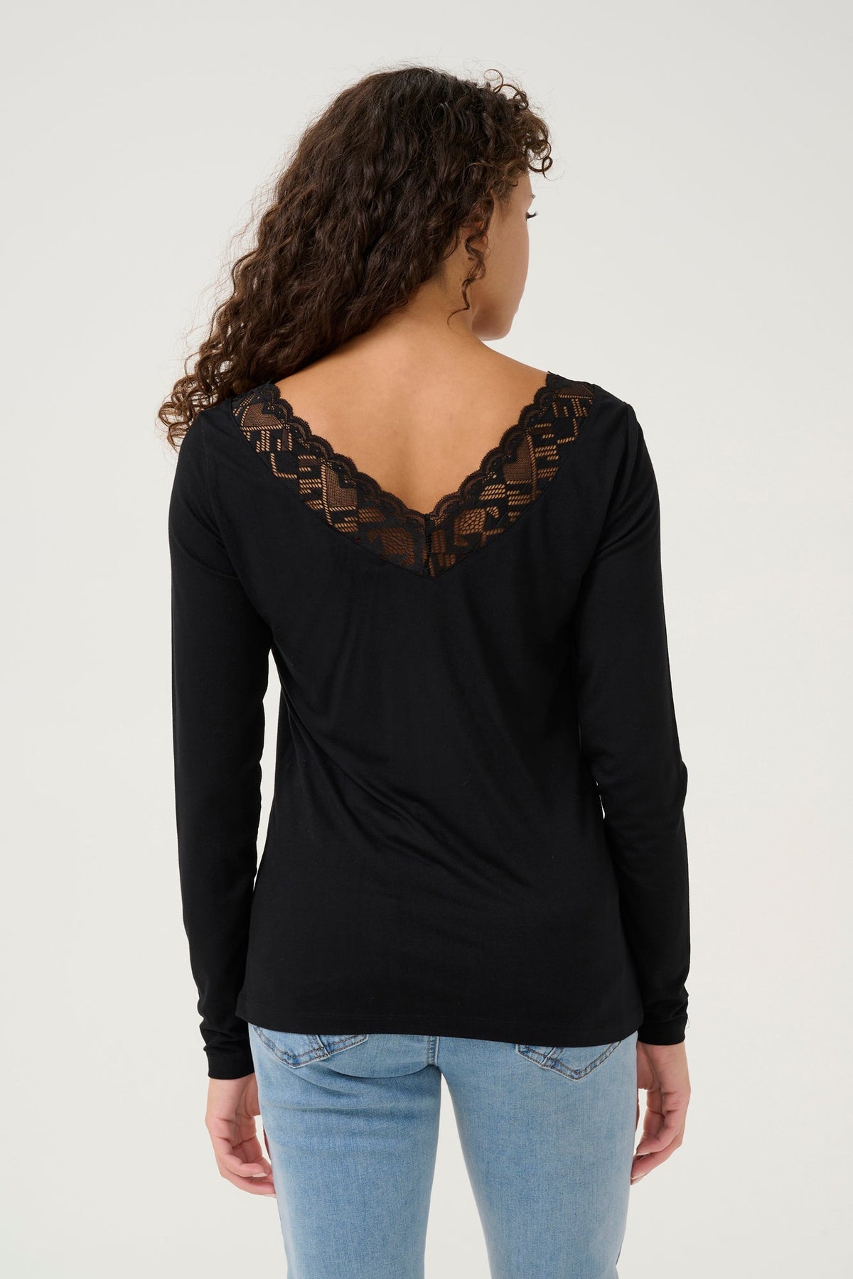 Chandail manches longues pour femme par Cream | 10612762 Noir Absolu | Boutique Vvög, vêtements mode pour homme et femme