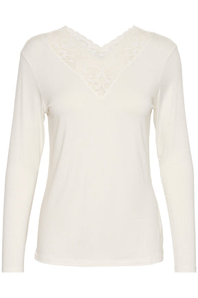 Chandail manches longues pour femme par Cream | 10612762 Blanc Neige | Boutique Vvög, vêtements mode pour homme et femme