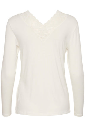 Chandail manches longues pour femme par Cream | 10612762 Blanc Neige | Boutique Vvög, vêtements mode pour homme et femme
