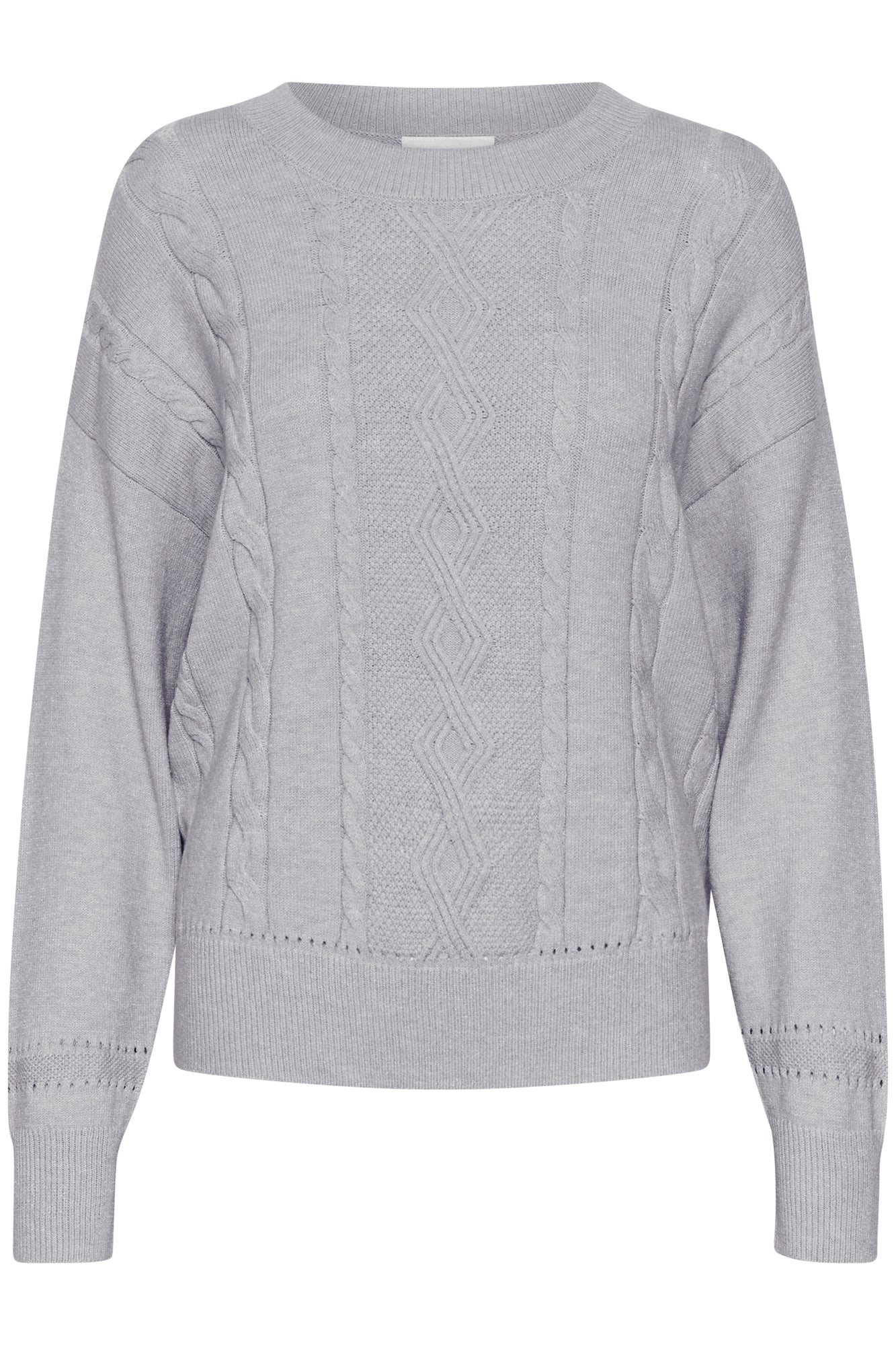 Chandail manches longues pour femme par Cream | 10612823 Gris Mélange | Boutique Vvög, vêtements mode pour homme et femme