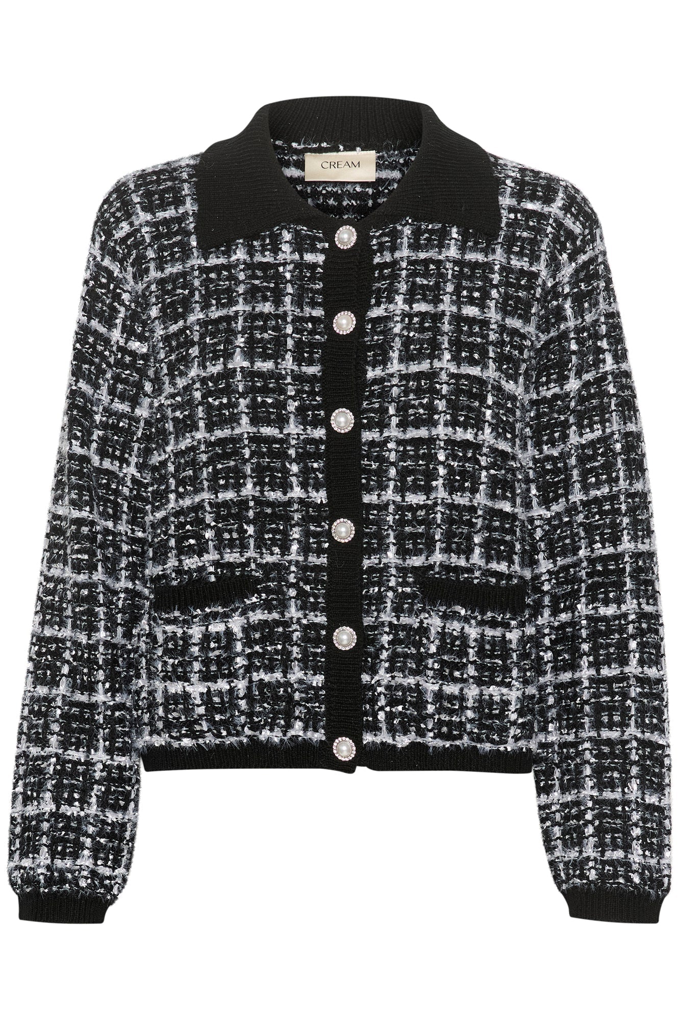 Cardigan pour femme par Cream | 10612832 Noir Absolu | Boutique Vvög, vêtements mode pour homme et femme