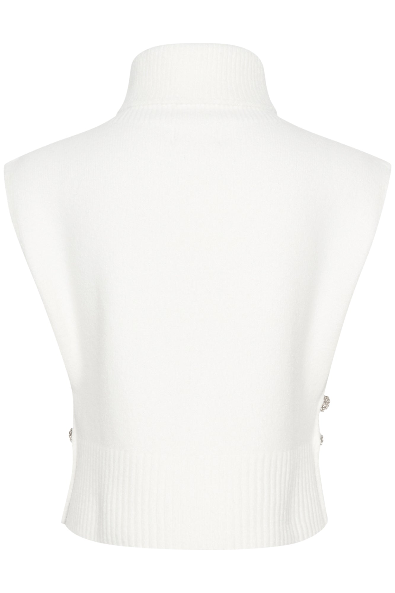 Col roulé sans manche pour femme par Cream | 10613068 Blanc Comme Neige | Boutique Vvög, vêtements mode pour homme et femme