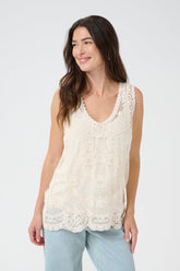 Camisole pour femme par Cream | 10613441 Lait De Poule | Boutique Vvög, vêtements mode pour homme et femme