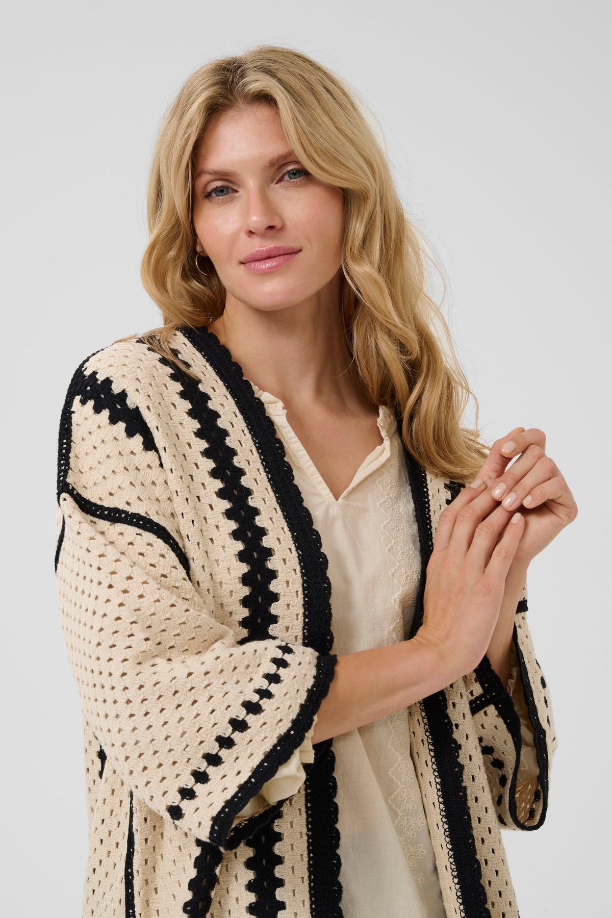 Cardigan pour femme par Cream | 10613479 Multicolore | Boutique Vvög, vêtements mode pour homme et femme