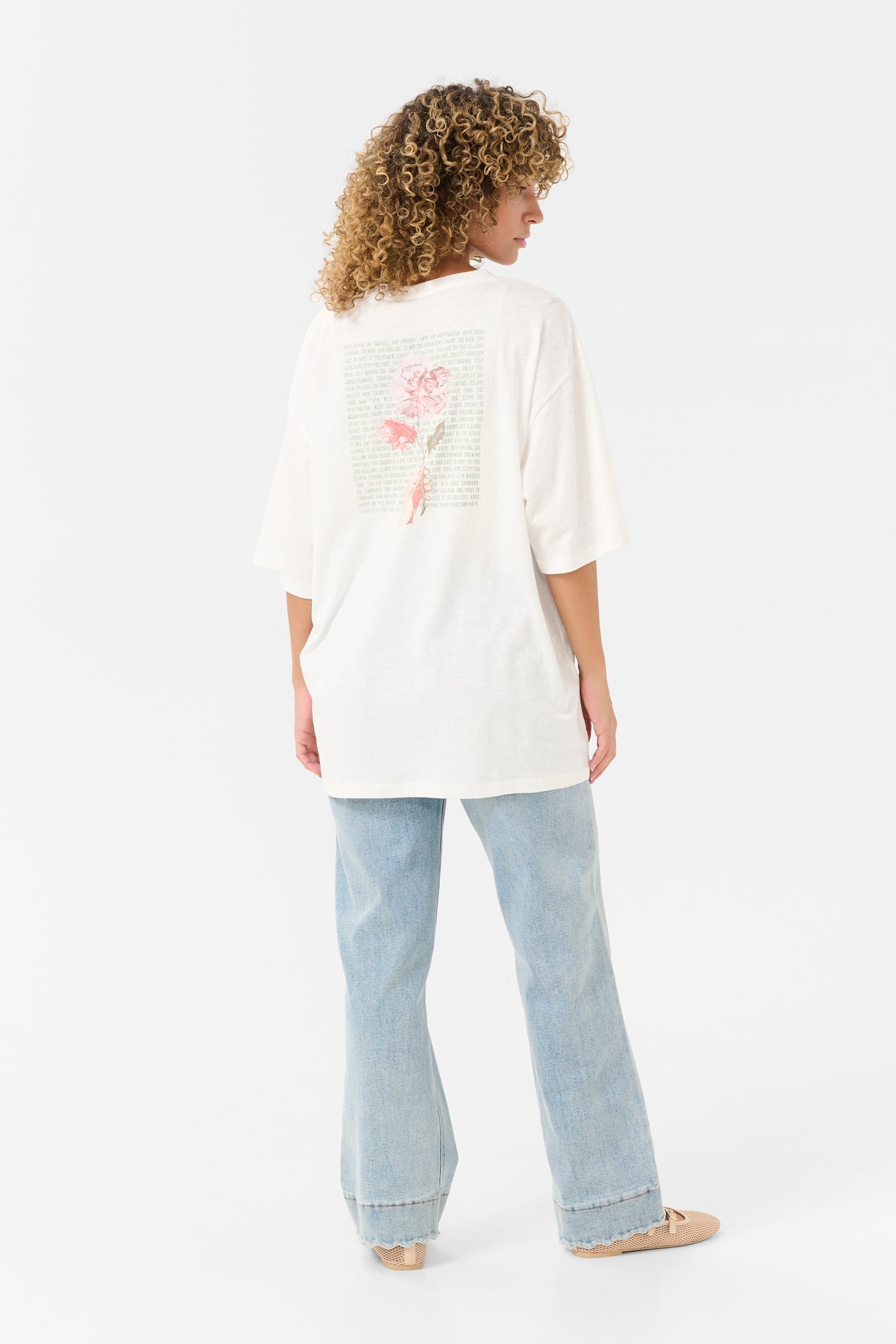 T-Shirt pour femme par Cream | 10613489 Fleur Rose | Boutique Vvög, vêtements mode pour homme et femme