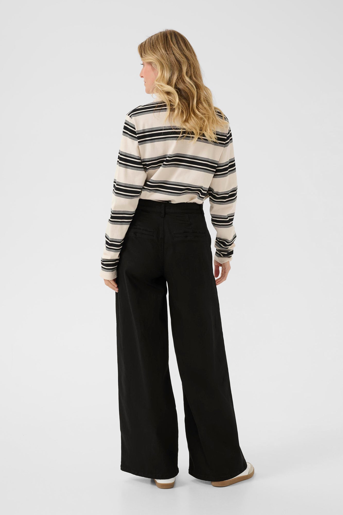 Pantalon pour femme par Cream | 10613683 Noir absolu | Boutique Vvög, vêtements mode pour homme et femme