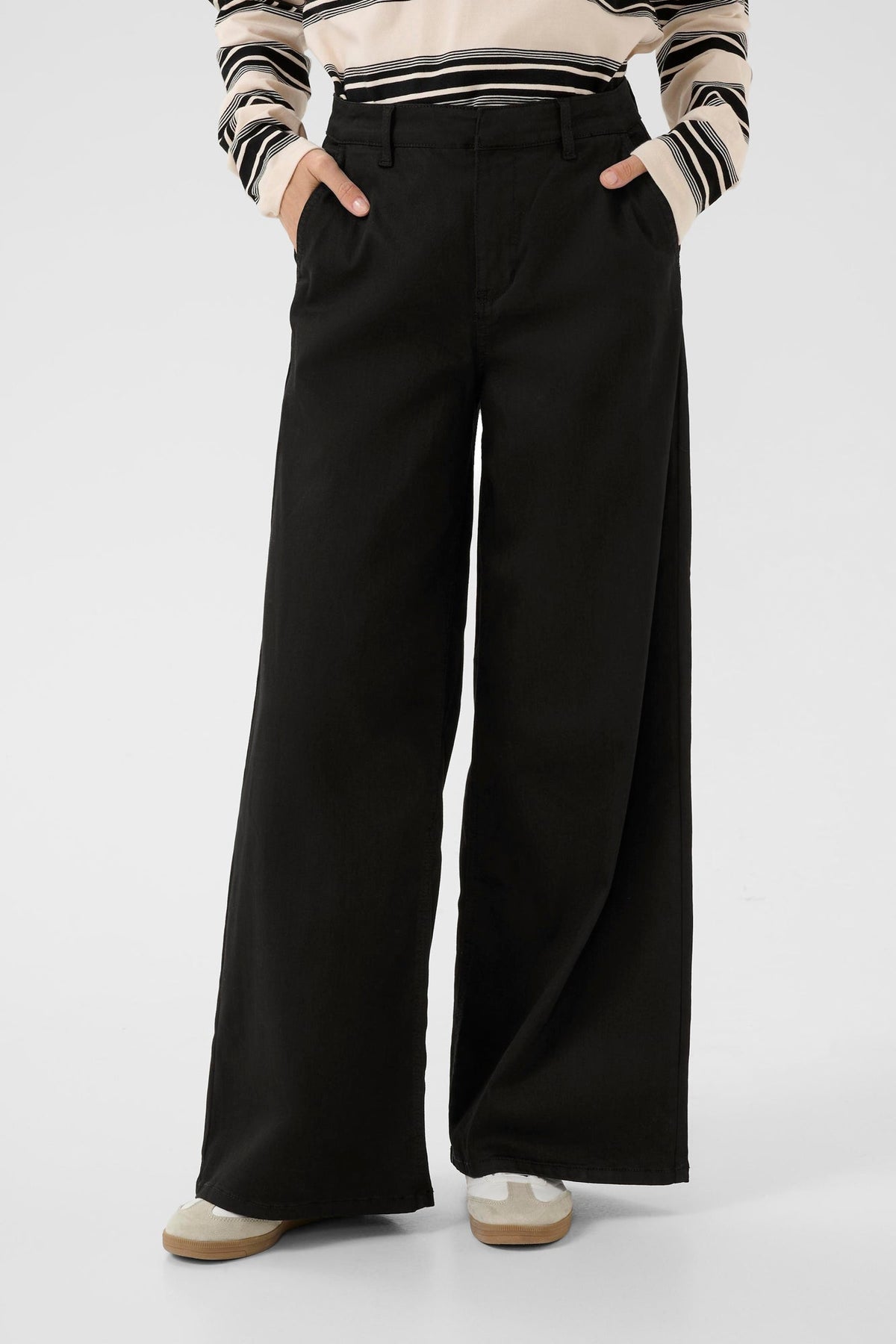 Pantalon pour femme par Cream | 10613683 Noir absolu | Boutique Vvög, vêtements mode pour homme et femme