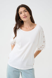 T-Shirt pour femme par Cream | 10613702 Blanche-Neige | Boutique Vvög, vêtements mode pour homme et femme