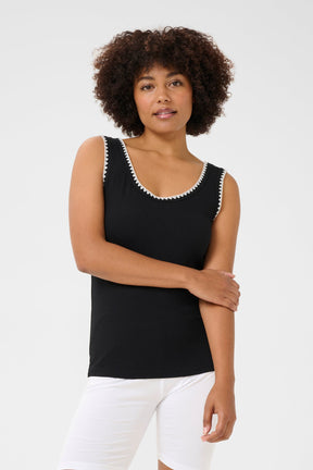 Camisole pour femme par Cream | 10613743 Noir Absolu | Boutique Vvög, vêtements mode pour homme et femme