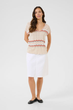T-Shirt pour femme par Cream | 10613802 Zigzag Bruschetta | Boutique Vvög, vêtements mode pour homme et femme