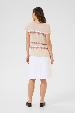 T-Shirt pour femme par Cream | 10613802 Zigzag Bruschetta | Boutique Vvög, vêtements mode pour homme et femme