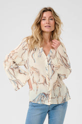 Blouse pour femme par Cream | 10613891 Cheval Bleu | Boutique Vvög, vêtements mode pour homme et femme