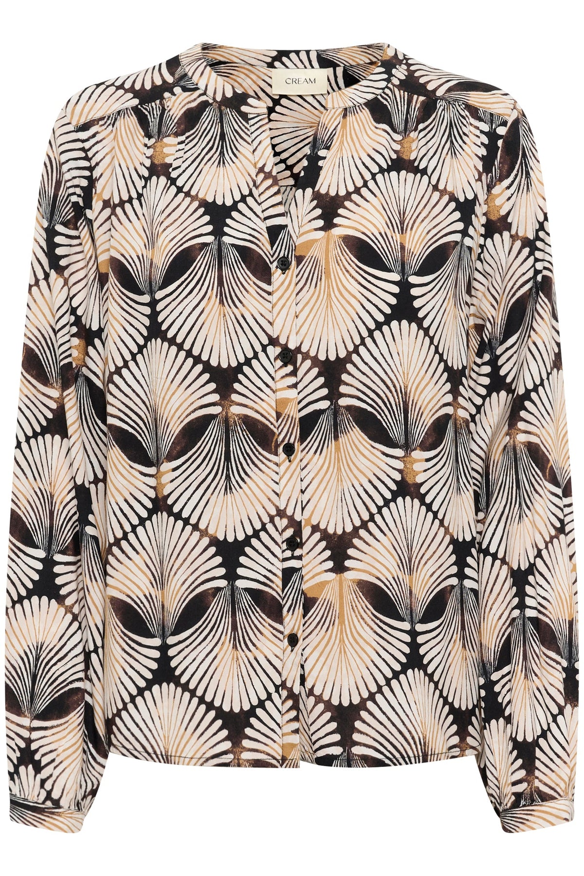 Blouse pour femme par Cream | 10613916 Noir Brun | Boutique Vvög, vêtements mode pour homme et femme