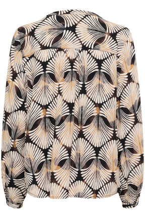 Blouse pour femme par Cream | 10613916 Noir Brun | Boutique Vvög, vêtements mode pour homme et femme