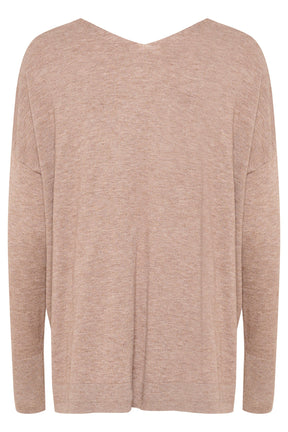 Chandail manches longues pour femme par Cream | 10613924 Fossile | Boutique Vvög, vêtements mode pour homme et femme