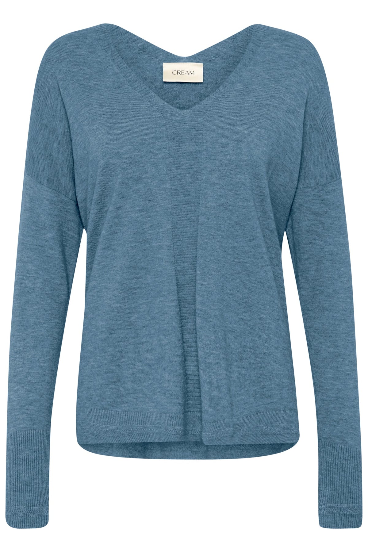 Chandail manches longues pour femme par Cream | 10613924 Blue Haven | Boutique Vvög, vêtements mode pour homme et femme