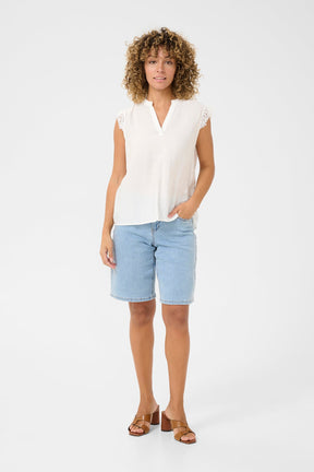 Blouse pour femme par Cream | 10613954 Blanc Neige | Boutique Vvög, vêtements mode pour homme et femme