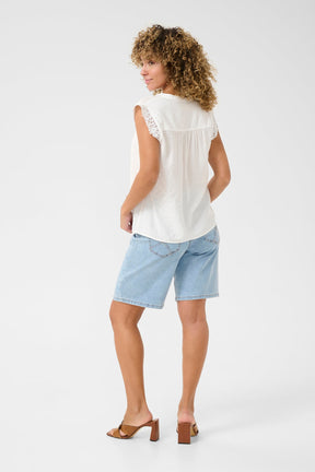 Blouse pour femme par Cream | 10613954 Blanc Neige | Boutique Vvög, vêtements mode pour homme et femme